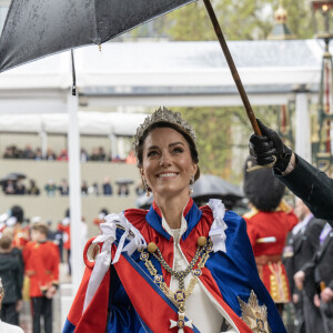 Andy Stenning - Mirrorpix - Sortie de la cérémonie de couronnement du roi d'Angleterre à l'abbaye de Westminster de Londres Catherine (Kate) Middleton, princesse de Galles,lors de la cérémonie de couronnement du roi d'Angleterre à Londres, Royaume Uni, le 6 mai 2023.