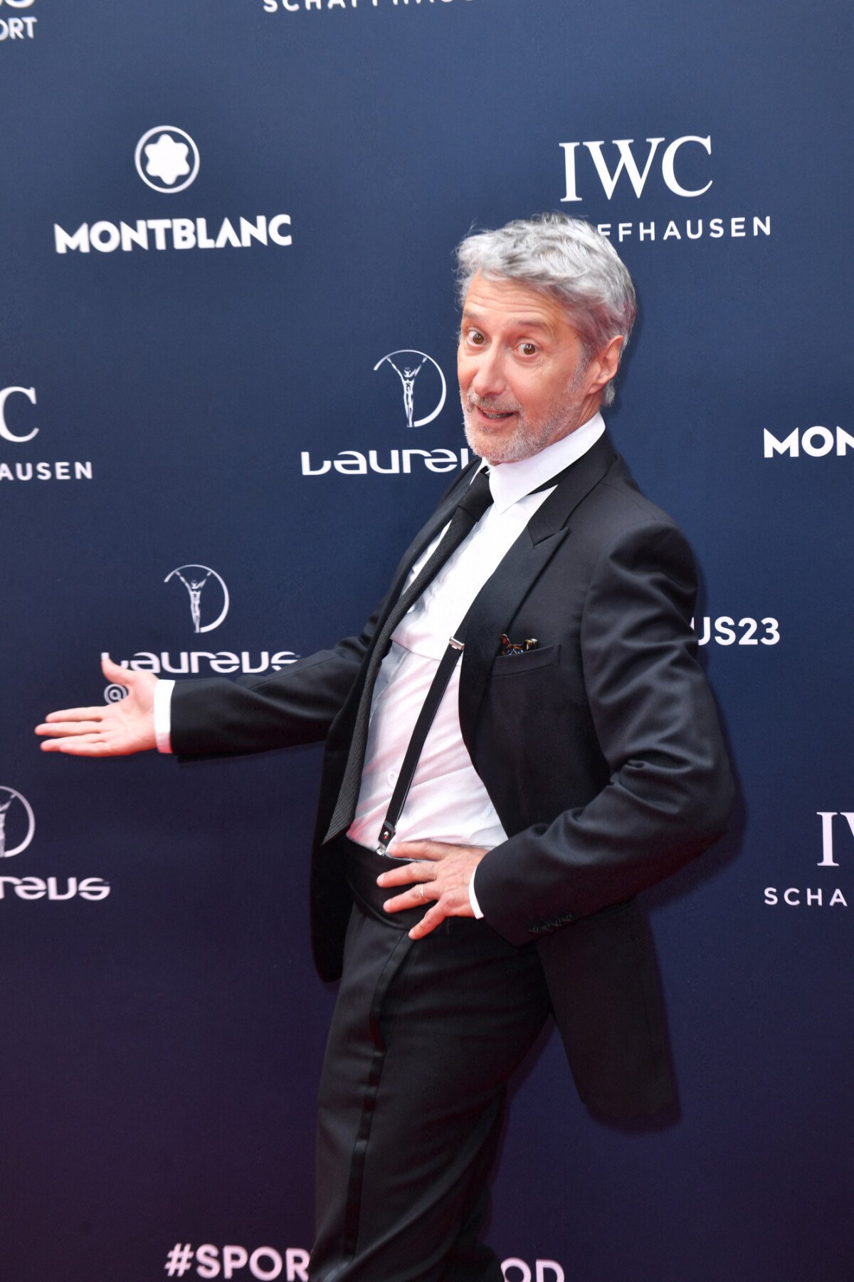 Photo Antoine De Caunes Red Carpet de la cérémonie " 2023 Laureus