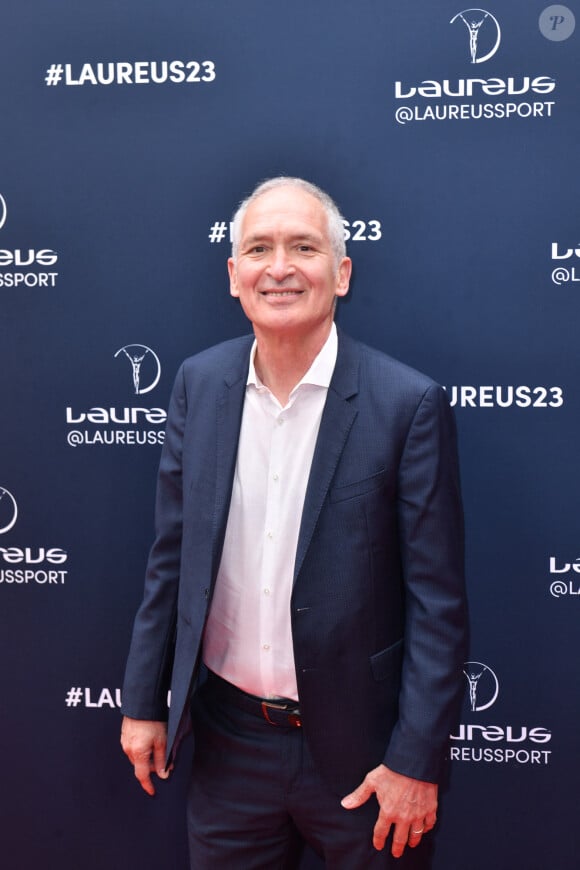 Christian Jeanpierre - Red Carpet de la cérémonie " 2023 Laureus World Sports Awards" à Paris le 8 mai 2023 . Veeren/Bestimage