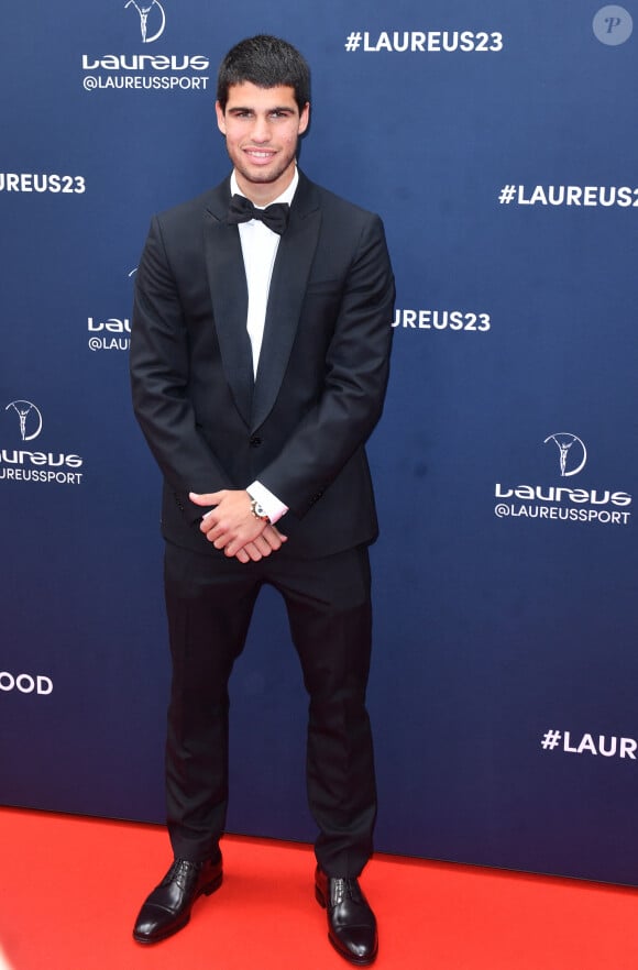 Carlos Alcaraz - Red Carpet de la cérémonie " 2023 Laureus World Sports Awards" à Paris le 8 mai 2023 . Veeren/Bestimage