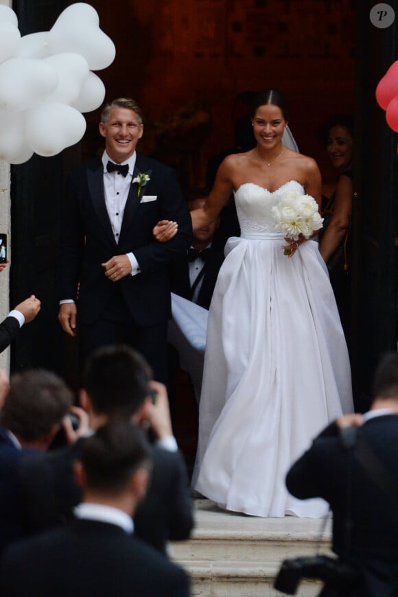 Le mariage de Bastian Schweinsteiger et Ana Ivanovic à Venise, Italie, le 13 juillet 2016.