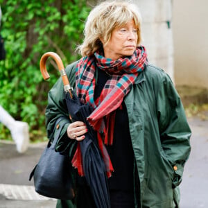 Danièle Thompson - Obsèques de l'avocat pénaliste, ancien ministre, grand officier de la Légion d'honneur, Georges Kiejman au cimetière du Montparnasse dans le 14ème arrondissement de Paris, France, le 12 mai 2023. © Cyril Moreau/Bestimage 