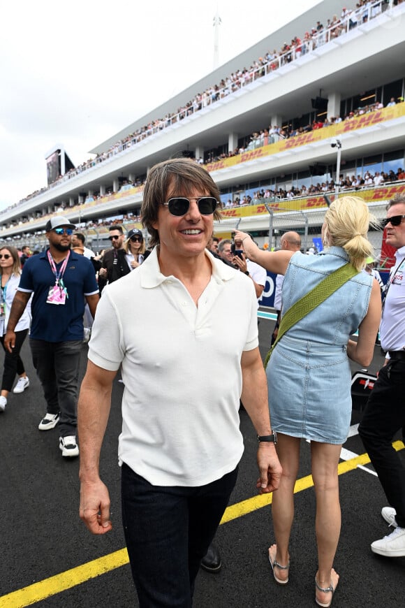 Tom Cruise - Les célébrités assistent sur le circuit Miami International Autodrome au Grand Prix de Formule 1 Crypto.com de Miami, Floride, Etats-Unis, le 7 mai 2023; © Motorsport Images/Panoramic/Bestimage 