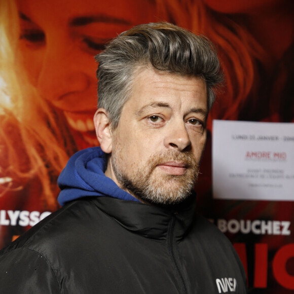Benjamin Biolay lors de l'avant-première du film "Amore Mio" au Cinéma Saint-André des Arts à Paris le 23 janvier 2023. © Denis Guignebourg / Bestimage 