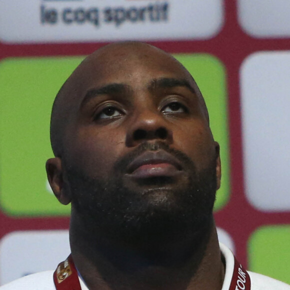 Teddy Riner remporte le Paris Grand Slam pour la 7ème fois - Tournoi international Judo Paris Grand Slam, le plus grand au monde à l'AccorArena à Paris le 5 février 2023 .