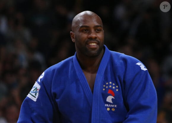 Teddy Riner remporte le Paris Grand Slam pour la 7ème fois - Tournoi international Judo Paris Grand Slam, le plus grand au monde à l'AccorArena à Paris le 5 février 2023 .