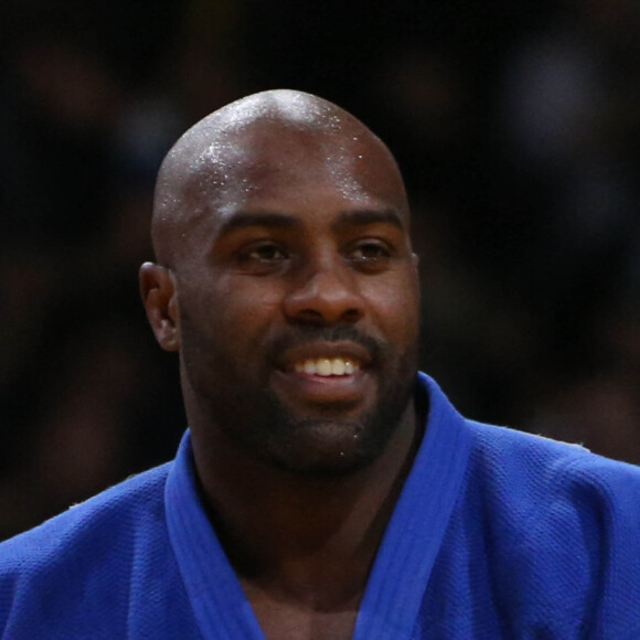 Teddy Riner remporte le Paris Grand Slam pour la 7ème fois - Tournoi international Judo Paris Grand Slam, le plus grand au monde à l'AccorArena à Paris le 5 février 2023 .