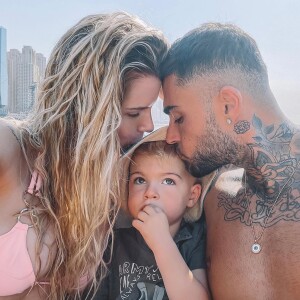 Jessica Thivenin et Thibault Garcia, stars de télé-réalité, forment une jolie famille avec leurs enfants Maylone et Leewane.