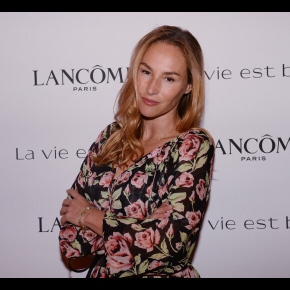 Exclusif - Vanessa Demouy Soirée Lancôme pour célébrer la nouvelle communication du parfum Iconique "La Vie est Belle" à l'hôtel Mona Bismarck à Paris le 12 septembre 2018. Le bonheur est encore plus vrai lorsqu'il est partagé 