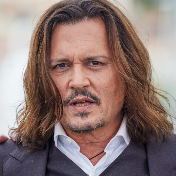 Johnny Depp au photocall de "Jeanne du Barry" lors du 76ème Festival International du Film de Cannes. © Dominique Jacovides/Cyril Moreau/Bestimage