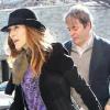 Sarah Jessica Parker et son mari Matthew Broderick à New York le 21 février 2010