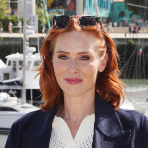 Audrey Fleurot lors du photocall du téléfilm "Esprit d'hiver" lors de la 24ème édition du Festival de la Fiction TV de La Rochelle, France, le 15 septembre 2022. © Patrick Bernard/Bestimage 