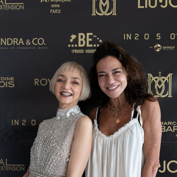 Exclusif - Maria de Medeiros et Sandra Sisley - Soirée à la suite Sandra & Co lors du 76ème Festival International du Film de Cannes le 16 mai 2023. © Aurelio Stella/Bestimage