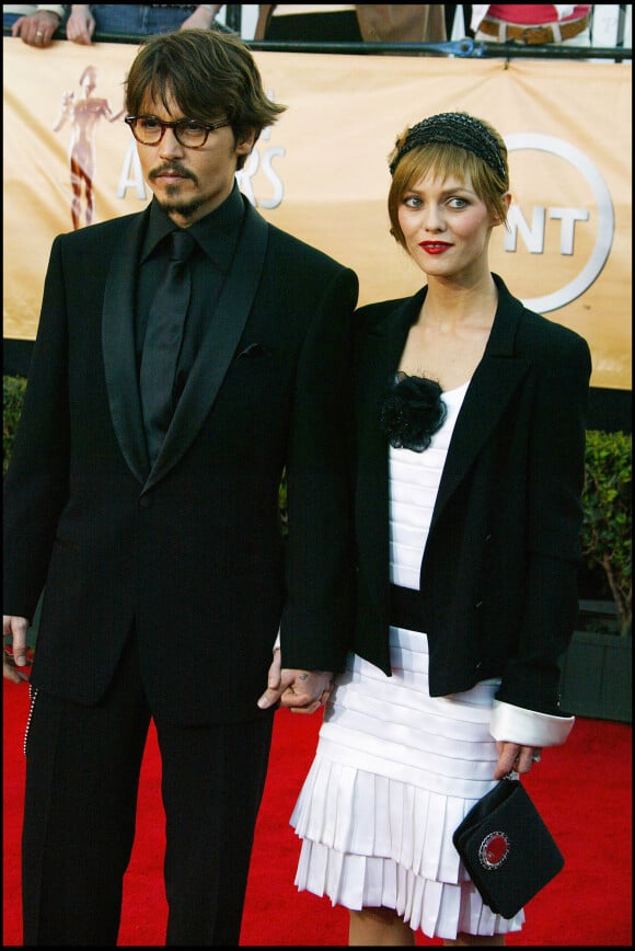 Johnny Depp et Vanessa Paradis au Screen Actors Guild Awards en 2005