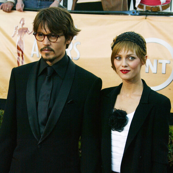 Johnny Depp et Vanessa Paradis au Screen Actors Guild Awards en 2005