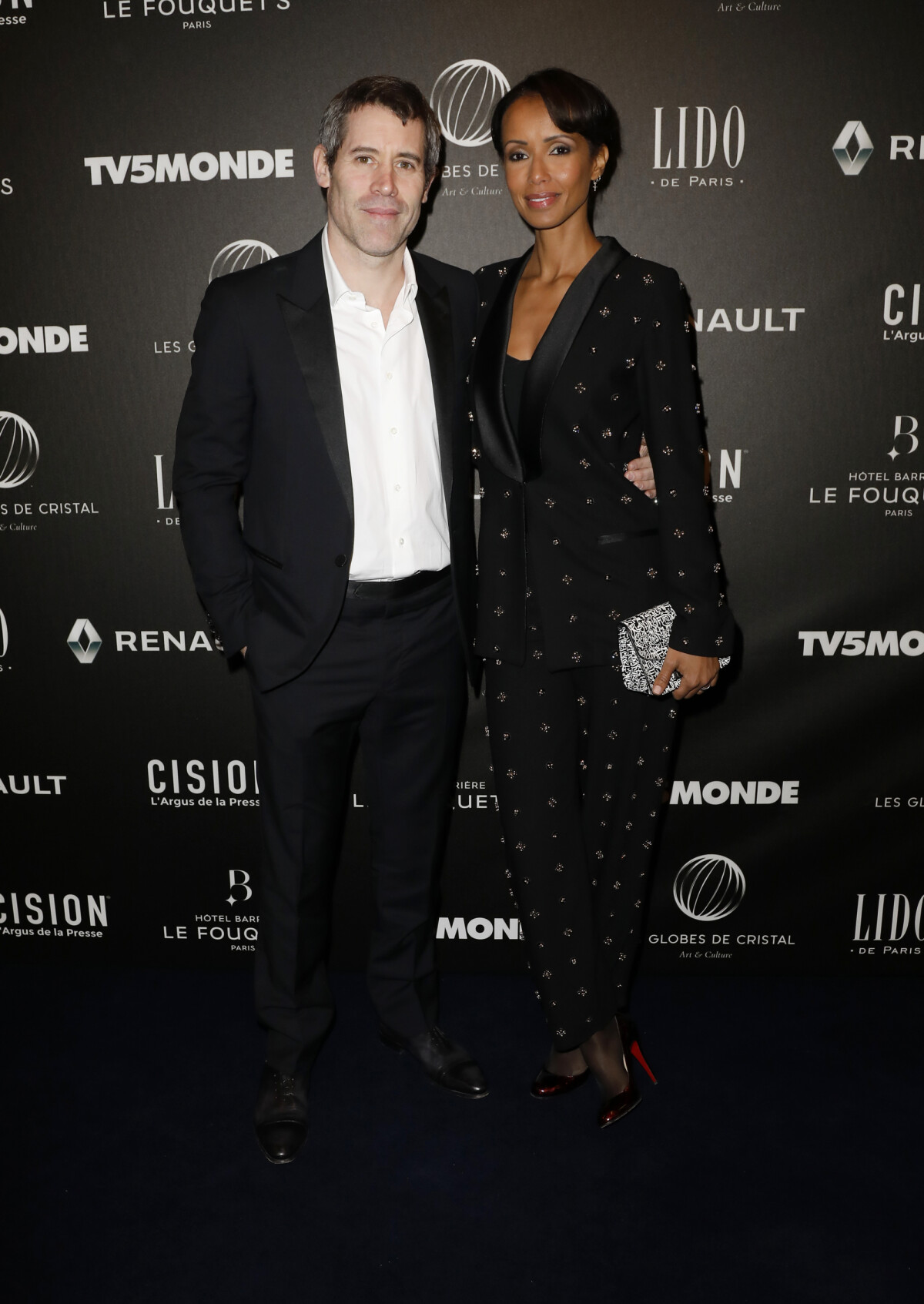 Photo Sonia Rolland Et Son Compagnon Jalil Lespert Photocall Me C R Monie Des Globes De