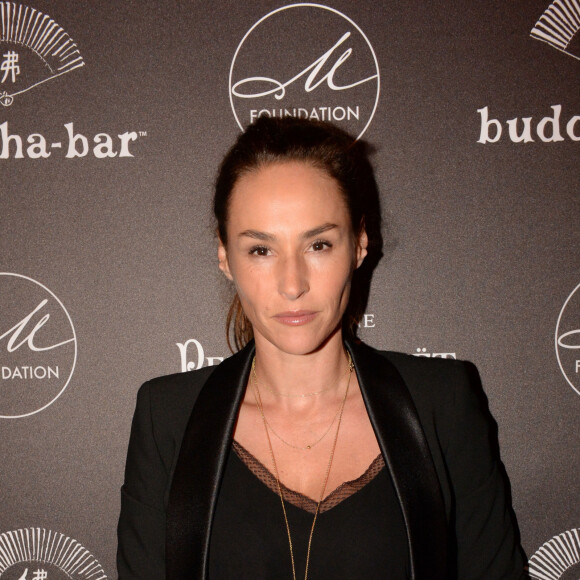 Exclusif - Vanessa Demouy - Dîner de gala caritatif de la "M Foundation" au Buddha Bar à Paris le 3 octobre 2017. S. Grincourt est la fondatrice de Mademoiselle et pour fêter les 20 ans de l'agence de mannequins Mademoiselle elle a décidé de créer il y a 2 ans "M Foundation" est une fondation caritative afin de soutenir des projets au Brésil, au Cambodge et cette année en France. Pour soutenir jusqu'au bout la "M Foundation", R. Orlinski est venu assister au dîner afin d'accompagner son oeuvre spécialement réalisée pour l'occasion. La panthère numérotée noir laquée spécialement choisie pour l'occasion a été vendue aux enchères réalisées par le cabinet Bonhams. L'oeuvre de Combas a créée aussi une exaltation des passionnés incroyable. Un concert intime en piano voix de slimane avec des chansons que sur les femmes a émue toute l'assemblée. Le dîner caritatif a été animé par une tombola offrant de merveilleux lots. Les partenaires comme Le Ken Club, La Mamounia, L'hôtel de Crillon, Adidas, Perrier Jouet, Buddha Bar paris hôtel et restaurant ont permis une super levée de fonds. © Rachid Bellak/Bestimage