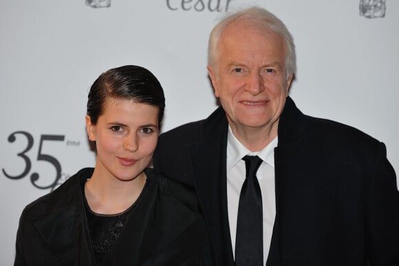 André Dussollier et sa fille Julia, lors de la 35e cérémonie des César le 27 février 2010