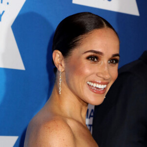 Le prince Harry et Meghan Markle lors du photocall de la soirée caritative Robert F. Kennedy Human Rights à New York le 6 décembre 2022. 