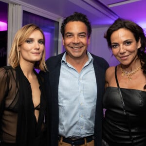 Exclusif - Ana Girardo, Patrick Cohen et Sandra Sisley - Soirée à la suite Sandra & Co lors du 76ème Festival International du Film de Cannes le 23 mai 2023. © Aurelio Stella/Bestimage 