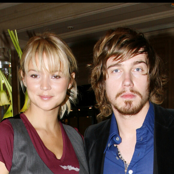 Virginie Efira et Juien Doré - Déjeuner des 25 ans de Chateau Saint-Pierre  au George V.