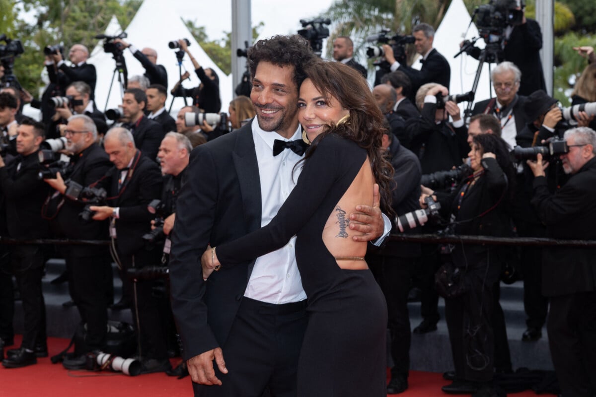 Photo Tomer Sisley Et Sa Femme Sandra Montée Des Marches Du Film Killers Of The Flower 