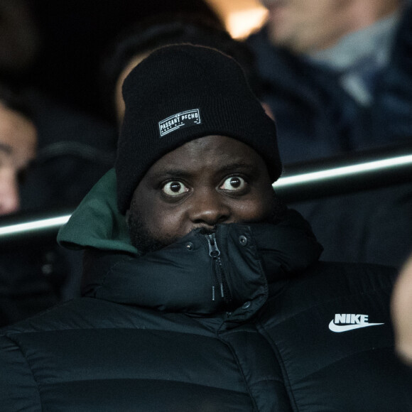 Issa Doumbia s'est saisi de son compte Instagram pour annoncer une bien triste nouvelle. 
Issa Doumbia dans les tribunes lors du match de Champions League "PSG - Galatasaray (5-0)" au Parc des Princes à Paris. © Cyril Moreau/Bestimage