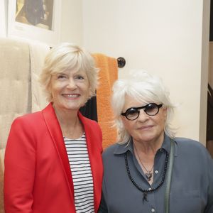 Exclusif - Catherine Ceylac, Catherine Lara - N.Garçon expose "Vivaraise" une nouvelle ligne de décoration et de linge de maison à laquelle elle a collaboré. Une soirée était donnée à cette occasion à la Galerie Vivienne à Paris le 7 septembre 2022. © Jack Tribeca / Bestimage 