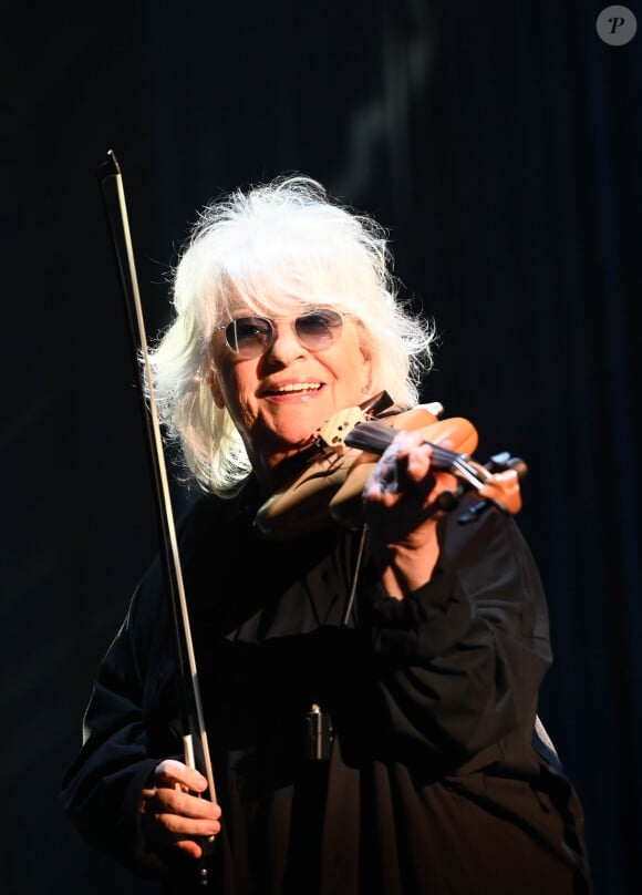 Exclusif - Catherine Lara en concert au Dôme de Paris (Palais des Sports), le 14 février 2020. © Coadic Guirec / Bestimage 