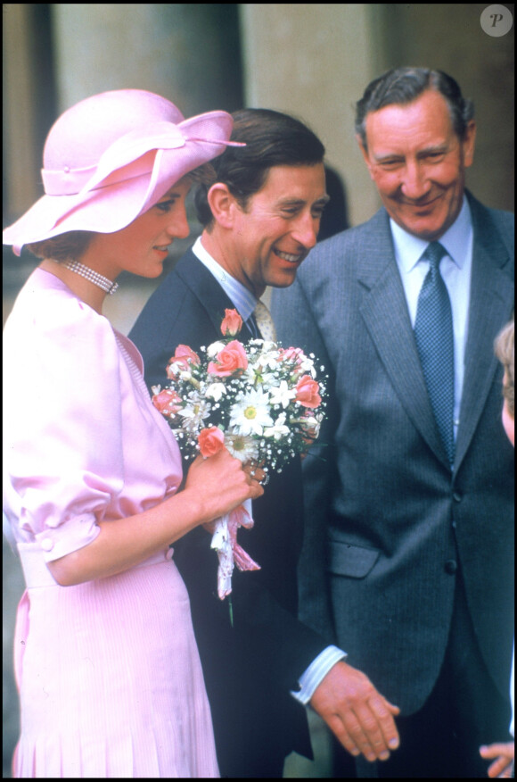 Lady Diana et le prince Charles d'Angleterre © Lionel Cherruault / Bestimage