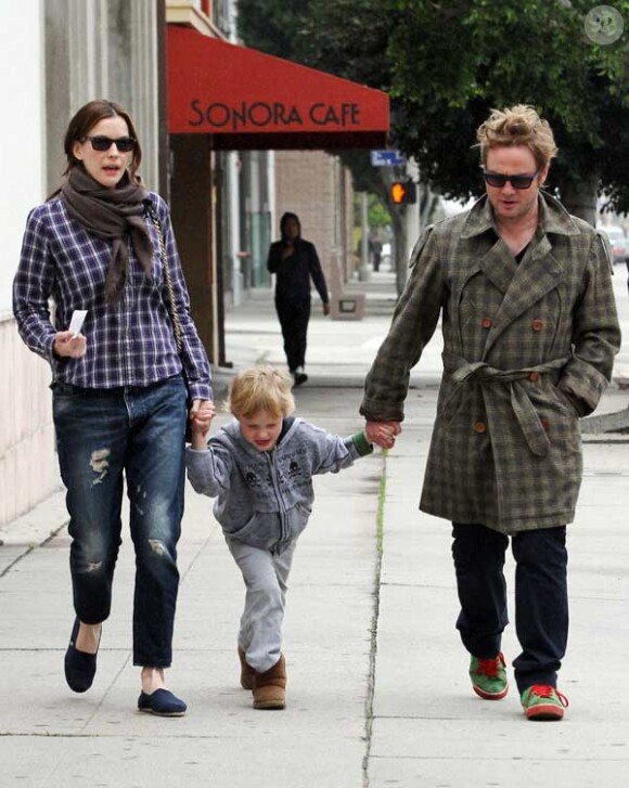Liv Tyler, son fils Milo et son ex-mari Royston Langdon à Los Angeles