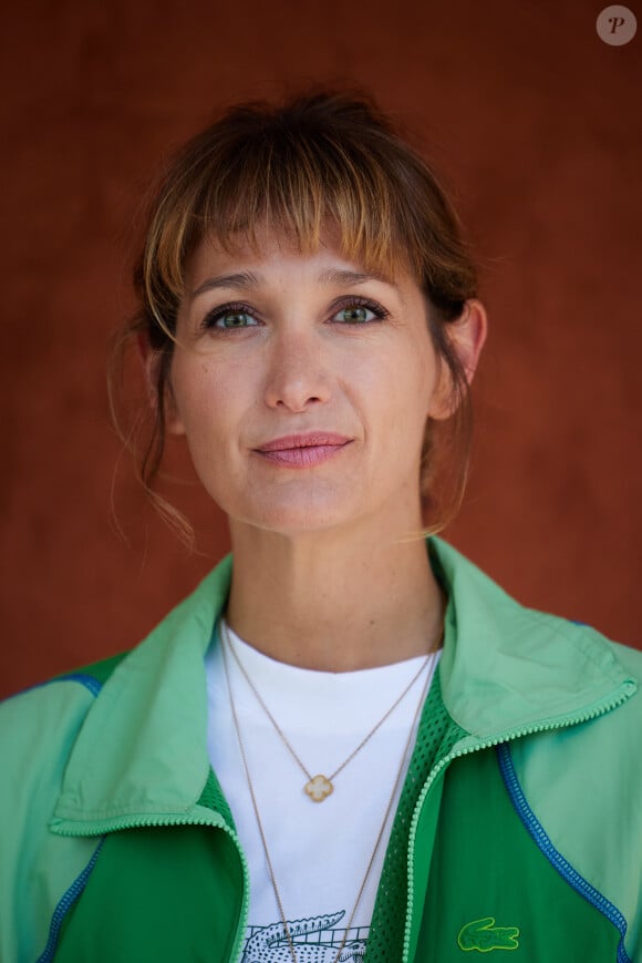 Caroline Anglade au village lors des Internationaux de France de Tennis de Roland Garros 2023. Paris, le 31 mai 2023. © Jacovides / Moreau / Bestimage