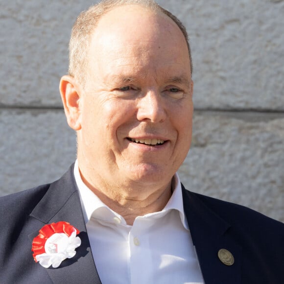 Le prince Albert II de Monaco - "Le rocher en fête" la principauté de Monaco fête le centenaire du prince Rainier III à Monaco, le 31 mai 2023. © Olivier Huitel/Pool Monaco/Bestimage