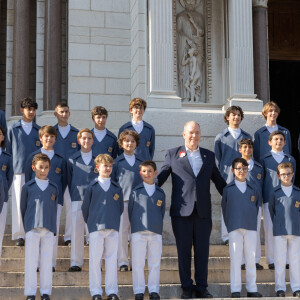 Le prince Albert II de Monaco - "Le rocher en fête" la principauté de Monaco fête le centenaire du prince Rainier III à Monaco, le 31 mai 2023. © Olivier Huitel/Pool Monaco/Bestimage