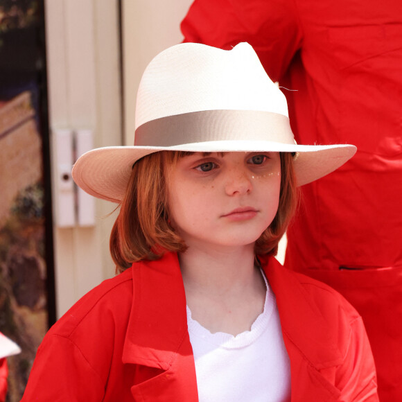 La princesse Gabriella de Monaco, comtesse de Carladès - "Le rocher en fête" la principauté de Monaco fête le centenaire du prince Rainier III à Monaco, le 31 mai 2023. © Jean-Charles Vinaj/Pool Monaco/Bestimage