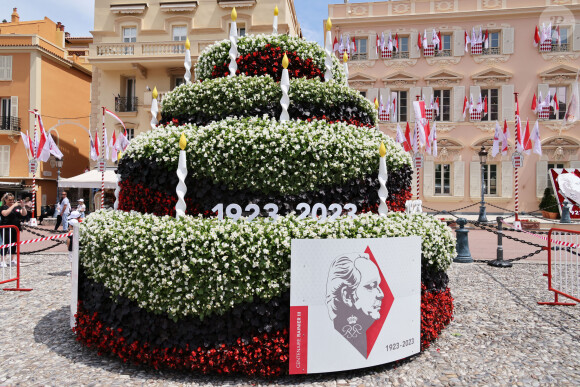 Atmoqphère - "Le rocher en fête" la principauté de Monaco fête le centenaire du prince Rainier III à Monaco, le 31 mai 2023.© Jean-Charles Vinaj/Pool Monaco/Bestimage