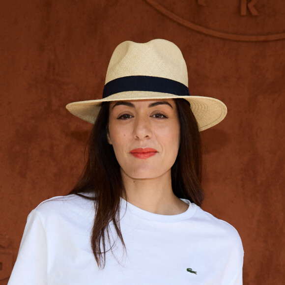 Sofia Essaïdi au village lors des Internationaux de France de tennis de Roland Garros 2023, à Paris, France, le 3 juin 2023. © Moreau-Jacovides/Bestimage