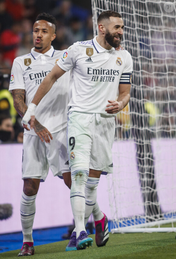 Karim Benzema et son équipe du Real Madrid le 15 février 2023, à Madrid.
© Zuma Press / Bestimage