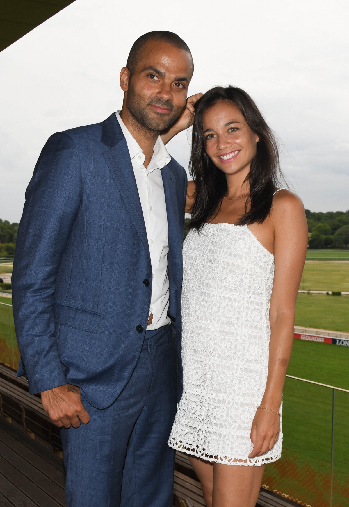 Photo Tony Parker en couple à RolandGarros Tony Parker et sa