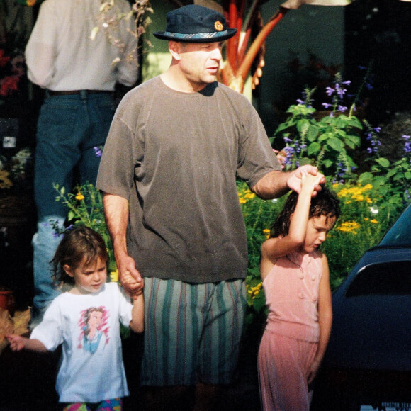 Bruce Willis et ses filles Scout et Rumerà Los Angeles (archive)