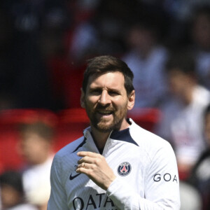 Lionel Messi (PSG) Lionel Messi (PSG) - Entrainement de l'équipe du Paris Saint-Germain (PSG) au Parc des Princes à Paris, France, le 24 mai 2023. © Jean-Baptiste Autissier/Panoramic/Bestimage