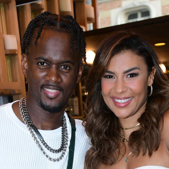 Ils sont parents d'Isaac, né le 13 mars 2012 et une fille, prénommée Sinaa qui a vu le jour le 28 juillet 2020. 
Exclusif - Black M et sa femme Léa Djadja - Inauguration du restaurant du rappeur Black M, le "Merci Charles !" au 35 Bd Berthier 750017 à Paris le 8 juin 2023. © Rachid Bellak/Bestimage 