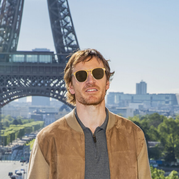 Michael Fassbender au photocall de "X-Men: Dark Phoenix" sur l'esplanade du Trocadéro à Paris, le 26 avril 2019. © Olivier Borde/Bestimage 