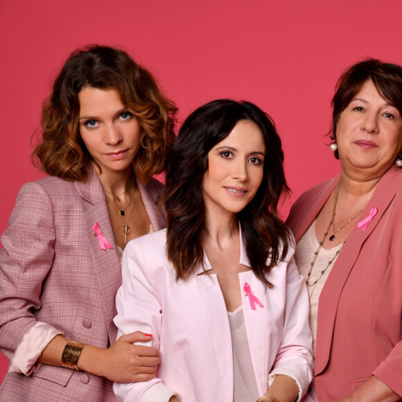 Exclusif - Marie Hennerez, Fabienne Carat, Annie Grégorio et Cécilia Hornus, des comédiennes de la série "Plus Belle la Vie", diffusée sur France 3, durant une séance photo en studio à Marseille, le 30 juillet 2020. Du 7 août au 10 septembre, « Plus belle la vie » va proposer à ses fans une histoire feel-good, 100% féminine. © Bruno Bebert / Bestimage