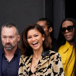 Zendaya - Arrivées au défilé Louis Vuitton prêt-à-porter automne-hiver 2023/2024 lors de la Fashion Week de Paris (PFW) le 6 mars 2023. 