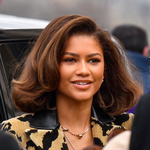 Zendaya - Arrivées au défilé Louis Vuitton prêt-à-porter automne-hiver 2023/2024 lors de la Fashion Week de Paris (PFW), à Paris, France, le 6 mars 2023. © Veeren-Clovis/Bestimage 