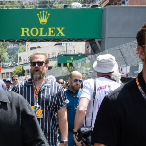 Tom Holland et son frère Paddy Holland, Orlando Bloom - People sur la grille de départ lors du 80ème Grand Prix de Monaco de Formule 1 à Monaco le 28 mai 2023. © Olivier Huitel/Pool Monaco 