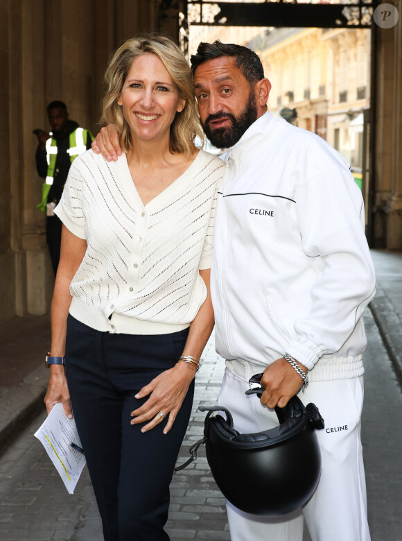 Maud Fontenoy et Cyril Hanouna à la cérémonie de remise des prix pédagogiques pour l'Océan de la Maud Fontenoy Foundation au coeur du magnifique Théâtre de l'Oeuvre. © Coadic Guirec / Bestimage