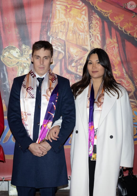 Louis Ducruet et sa femme Marie lors du 45ᵉ Festival International du Cirque de Monte Carlo sous le chapiteau Fontvieille à Monaco le 20 janvier 2023.
© Olivier Huitel/Pool/Bestimage