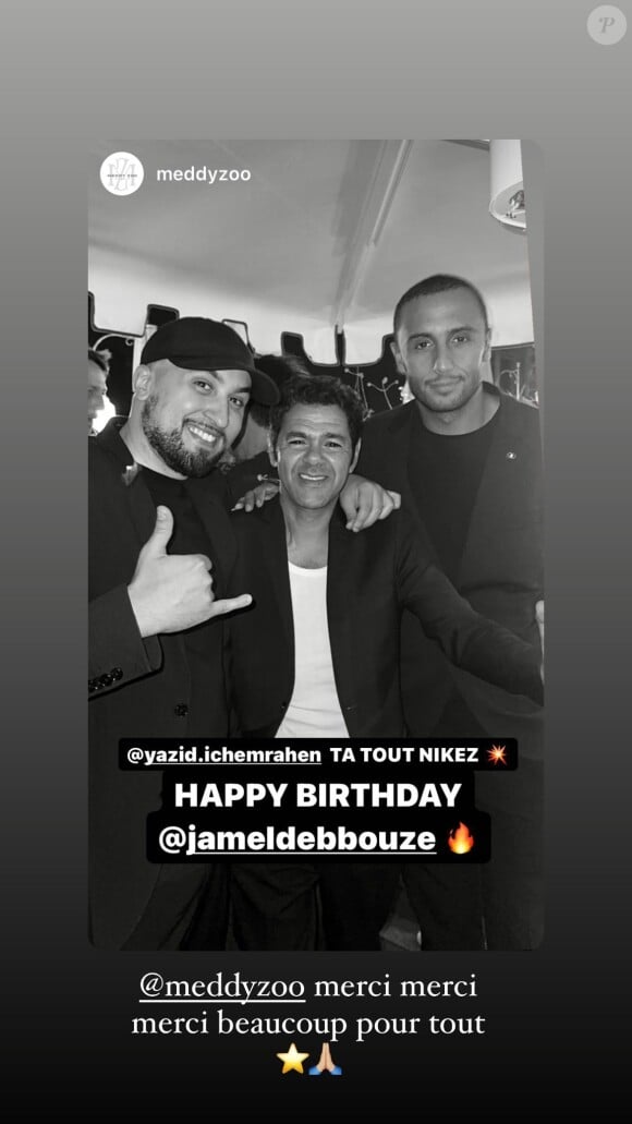 Anniversaire de Jamel Debbouze, une surprise de Melissa Theuriau et un gâteau de Yazid Ichemrahen